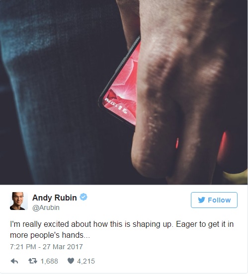 andy rubin tweet