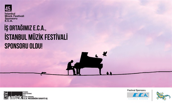 45. istanbul müzik festivali sponsoru e.c.a.