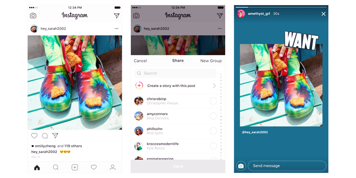 Herkese Açık Instagram Gönderilerini Kendi Hikayenizde Paylaşabilirsiniz