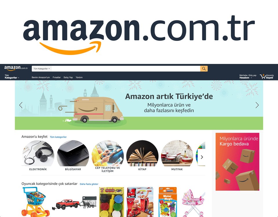 Amazon Türkiye bugün resmen açıldı
