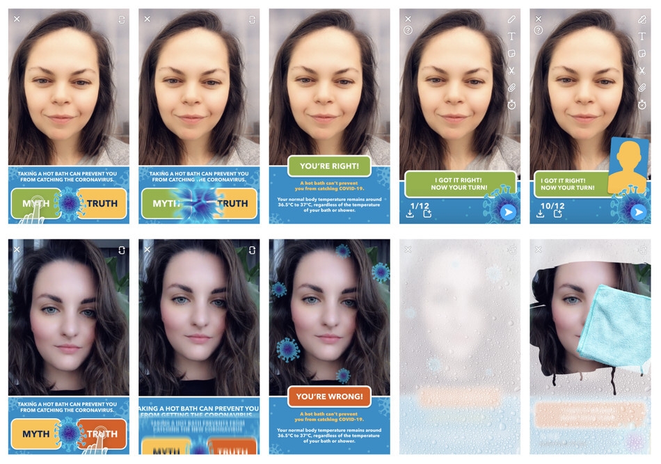 Snapchat Korona Virüs AR